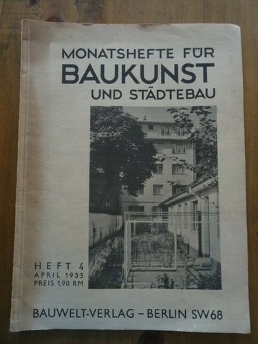 Monatshefte für baukunst - monatshefte,