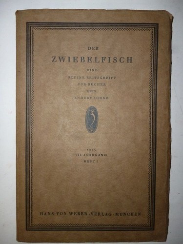 Der zwiebelfisch jahrgang - 7.,