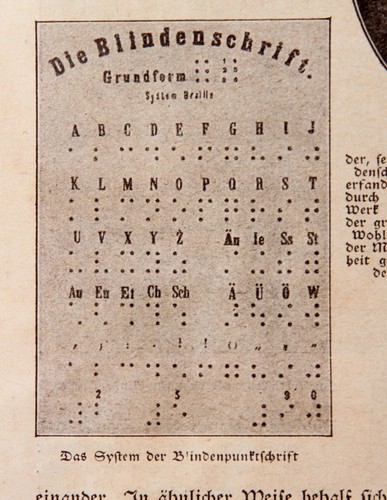 Vintage braille blindenschrift - vintage,